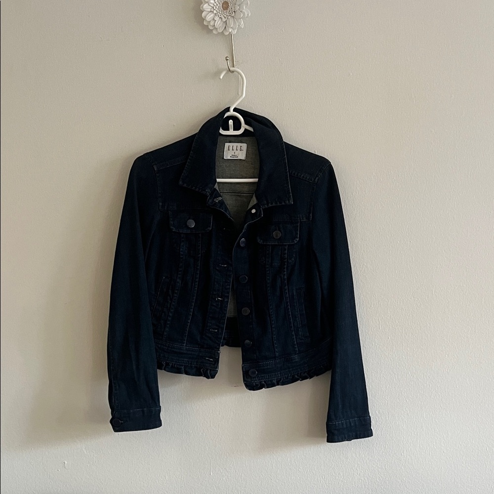 Elle Dark Denim Jean Jacket